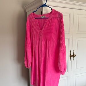 Vineyard vines women’s Bright Hot Pink Tunic Dress